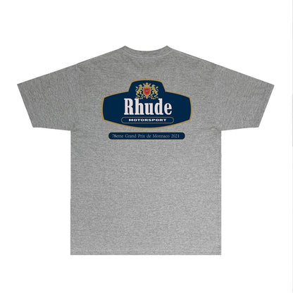Rhude T-shirts Printed Trendy Pure Cotton