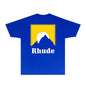 Rhude T-shirts Printed Trendy Pure Cotton