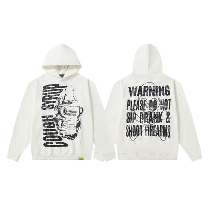 THAT'S A AWFUL LOT OF COUGH SYRUP Warning Graphic Hoodie ¡ª hero