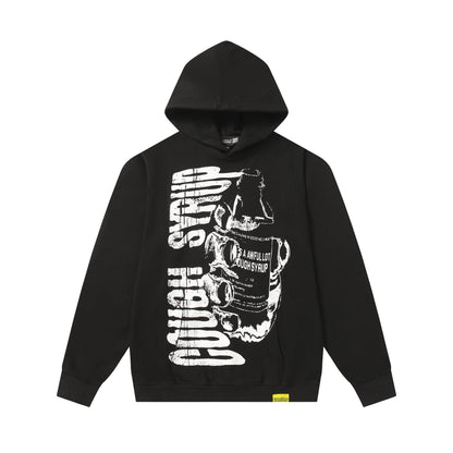 THAT'S A AWFUL LOT OF COUGH SYRUP Warning Graphic Hoodie ¡ª front