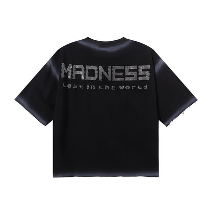 MAJESTIK Carnival Graphic Cropped T-Shirt ¡ª back