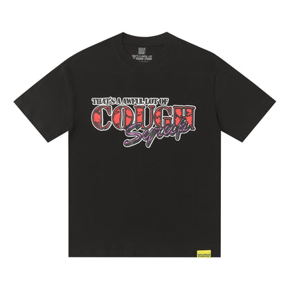 THAT'S A AWFUL LOT OF COUGH SYRUP Chest & Back Graphic T-Shirt ¡ª hero