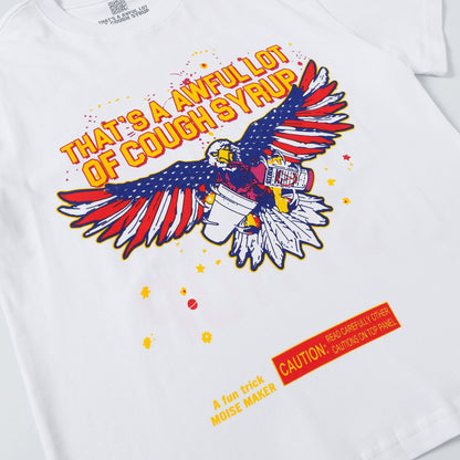 THAT'S A AWFUL LOT OF COUGH SYRUP Eagle Graphic T-Shirt ¡ª detail