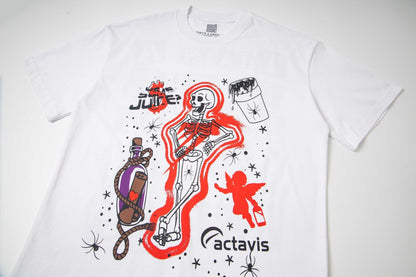 THAT'S A AWFUL LOT OF COUGH SYRUP Skeleton Graphic T-Shirt ¡ª detail
