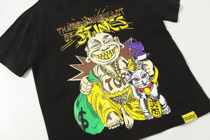 THAT'S A AWFUL LOT OF COUGH SYRUP Rising Star Graphic Short-Sleeve T-Shirt ¡ª front