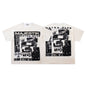 MAJESTIK Distressed Rhinestone Graphic T-Shirt ¡ª hero