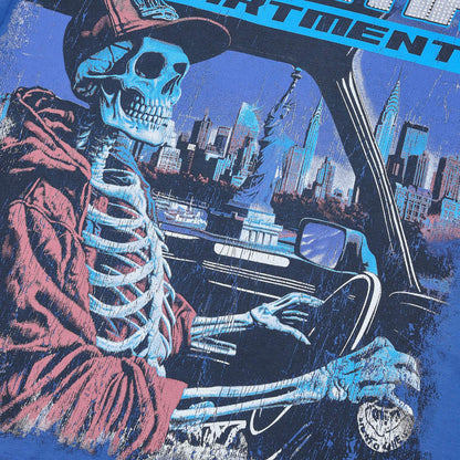 MAJESTIK Skeleton Driver Graphic T-Shirt ¡ª detail