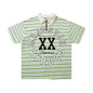 MAJESTIK Mint Green Striped Half-Zip Polo Shirt ¡ª hero