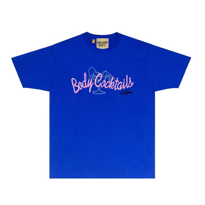 Gallery Dept T Shirt Retro Printed Loose Short-Sleeved Shirt
