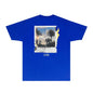 Gallery Dept T Shirt Retro Printed Loose Short-Sleeved Shirt