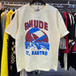 Rhude T-shirts Windsurfing Printed Cotton Casual Short Sleeves Men and Women