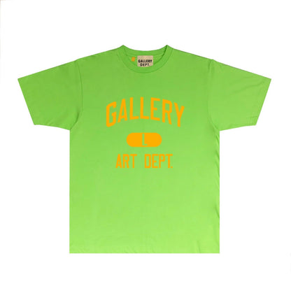 Gallery Dept T Shirt Retro Printed Loose Short-Sleeved Shirt (part2)