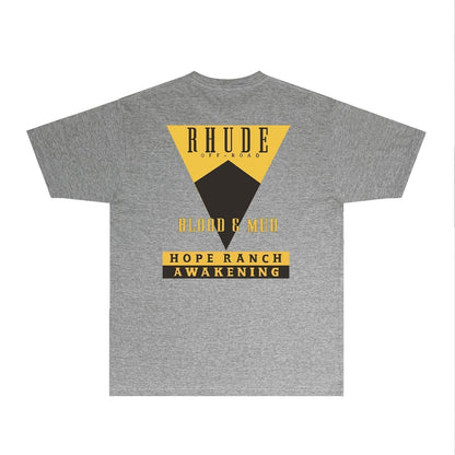 Rhude T-shirts Printed Trendy Pure Cotton