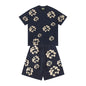 Denim Tears T-shirt & Shorts 2 Piece Set Button cardigan woven