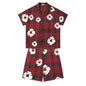 Denim Tears Shirt & Shorts 2 Piece Set Kapok Plaid Short Sleeve