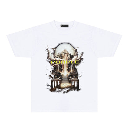PURPLE  fashion T-shirt
