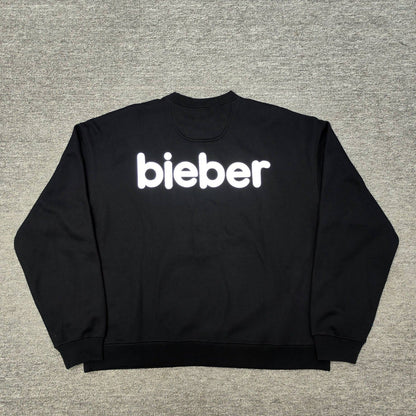Drew House Sweatshirts Unisex Love Pattern Loose Fleece Crew Neck Sweater