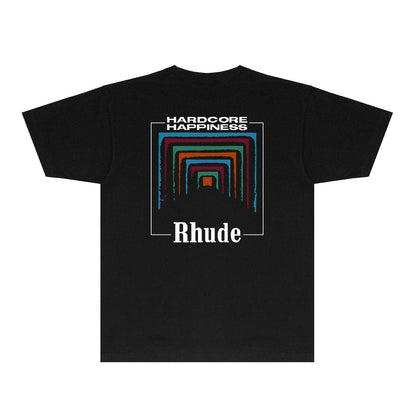 Rhude T-shirts Printed Trendy Pure Cotton