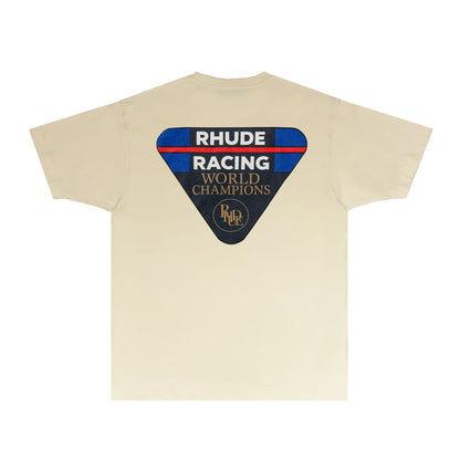 Rhude T-shirts Printed Trendy Pure Cotton