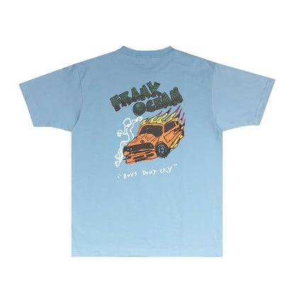 Gallery Dept T Shirt Retro Printed Loose Short-Sleeved Shirt