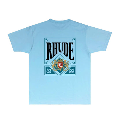 Rhude T-shirts Printed Trendy Pure Cotton