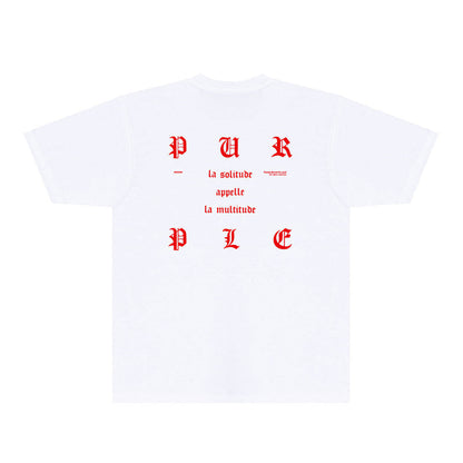 PURPLE  fashion T-shirt