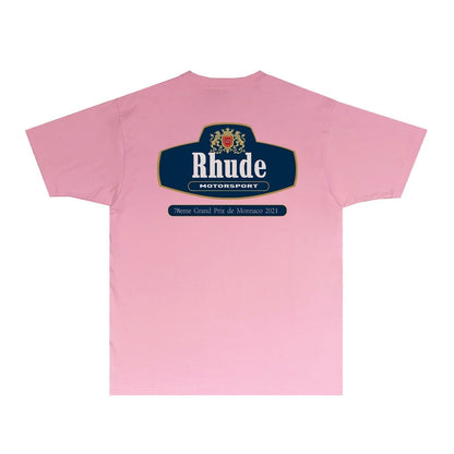 Rhude T-shirts Printed Trendy Pure Cotton