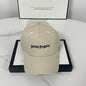 Palm Angels hats flame alphabet palm tree embroidered distressed baseball cap