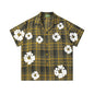 Denim Tears Shirt Kapok Plaid Short Sleeve Shirt