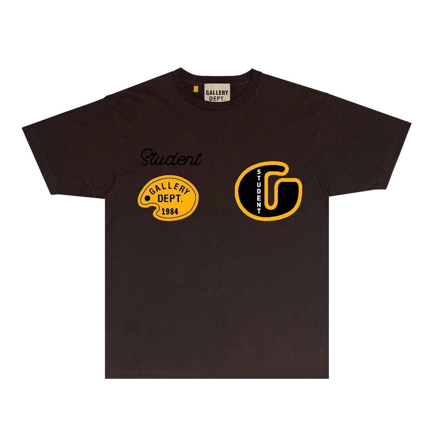Gallery Dept T Shirt Retro Printed Loose Short-Sleeved Shirt (part2)