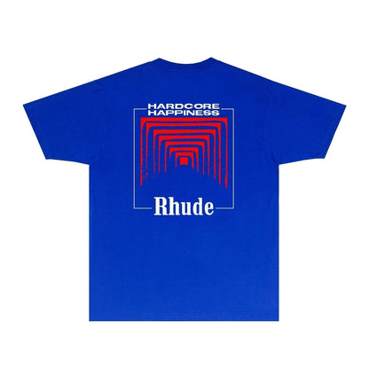 Rhude T-shirts Printed Trendy Pure Cotton