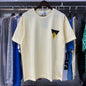 Rhude T-shirts Inverted Triangle Printing Cotton Casual Short Sleeve Men and Women