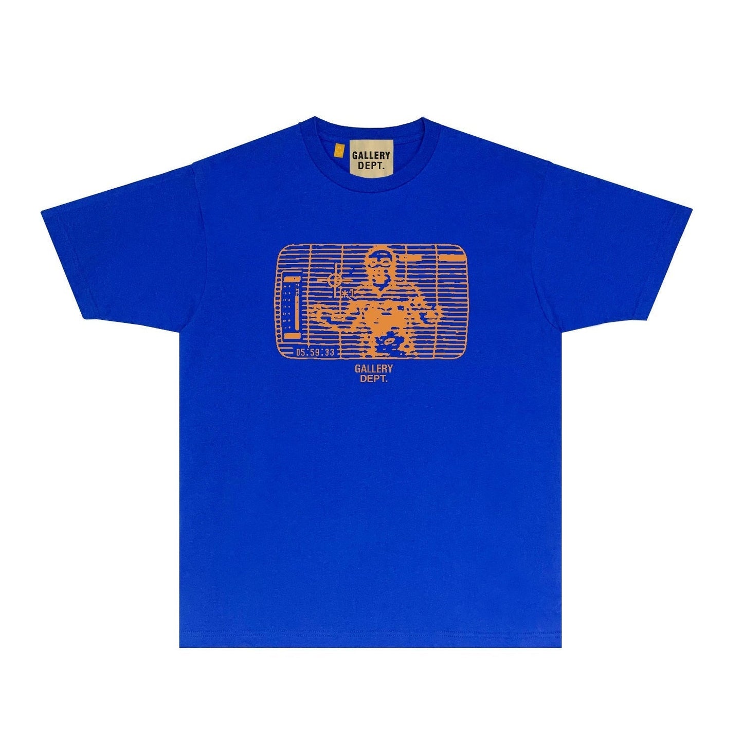 Gallery Dept T Shirt Retro Printed Loose Short-Sleeved Shirt