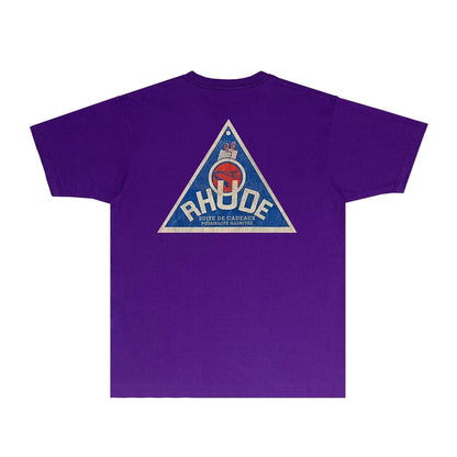 Rhude T-shirts Printed Trendy Pure Cotton