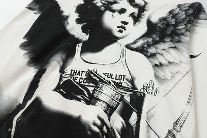THAT'S A AWFUL LOT OF COUGH SYRUP Angel Graphic Hoodie ¡ª detail